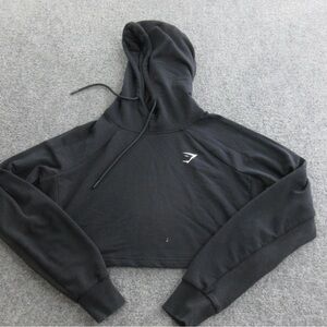 Gymshark Charcoal Women's Cropped Hoodie